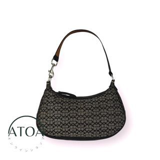 COACH Mini Signature Canvas Shoulder Bag