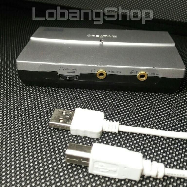 CREATIVE Sound BLASTER MP3+ SB0270 USB External Sound Card Audio System ...