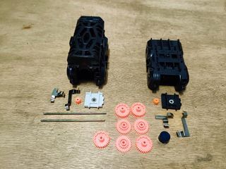 Crush gear chassis and spare parts