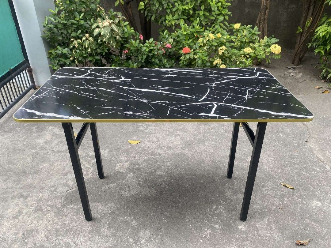 Foldable table black color siding (Category: Tables & Sets) located in Manila. Submitted by dolorchris69891 (Listing ID 1360067747, Image 2). Description: Foldable table Imus and manila.