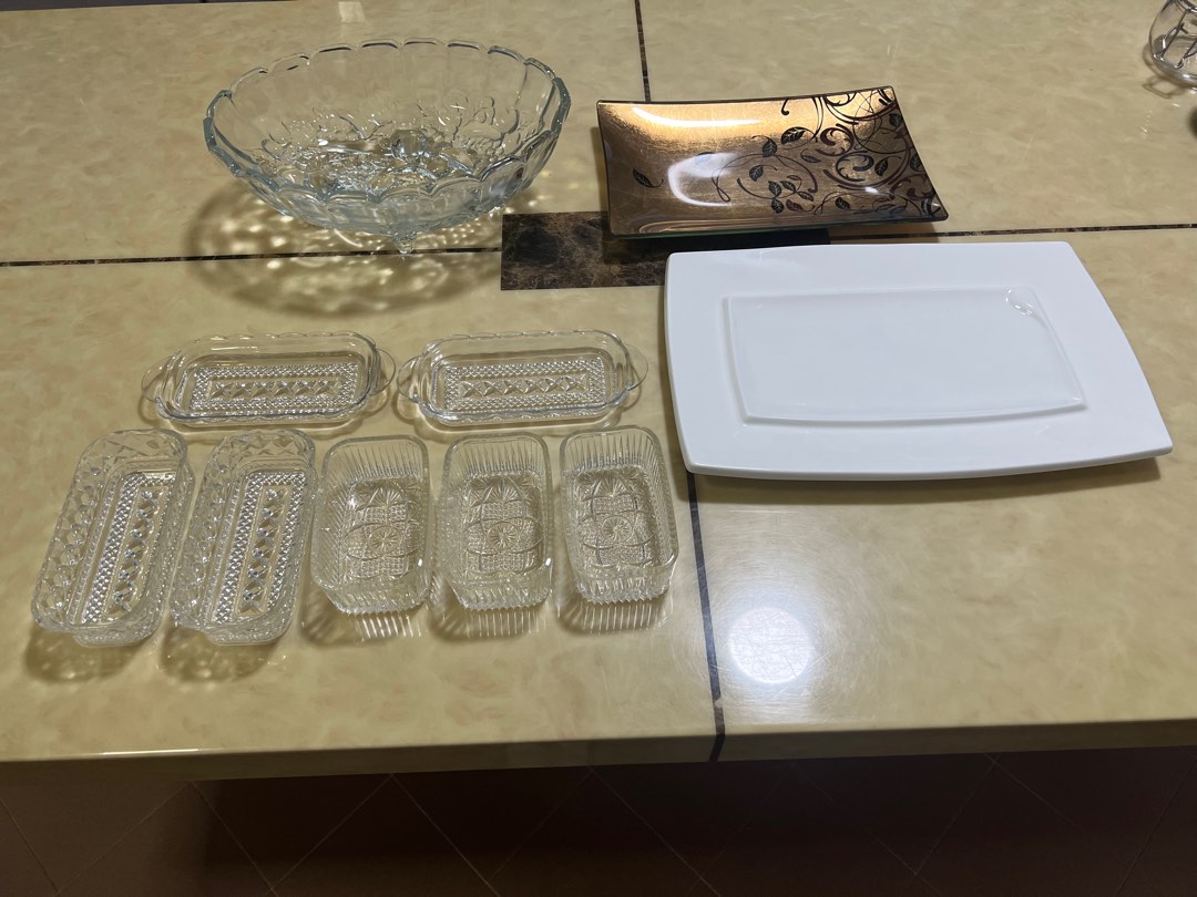 Glassware $3 to $15 each (take all for $50), Furniture & Home Living ...