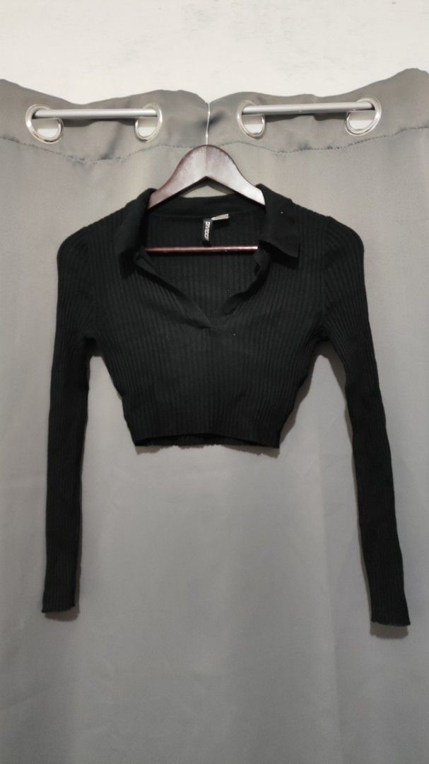 H&M ribbed top (Category: Longsleeves) located in Talisay. Submitted by kuronuma (Listing ID 1360211390, Image 2). Description: 𖹭 rfs: declutter 𖹭 Mop : Gcash, BDO, Maya, Gotyme.