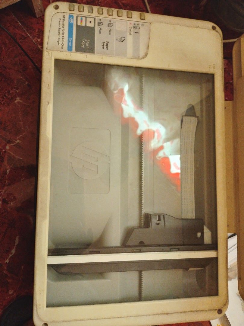 HP 3 in 1 Printer (Category: Printers, Scanners & Copiers) located in Caloocan City. Submitted by teacherjen53235 (Listing ID 1360086866, Image 3). Description: model: f380 defective printer print, scan, copy cartridge original parts, no history of parts replacement no cables UNIT ONLY pick up only or lalamove.