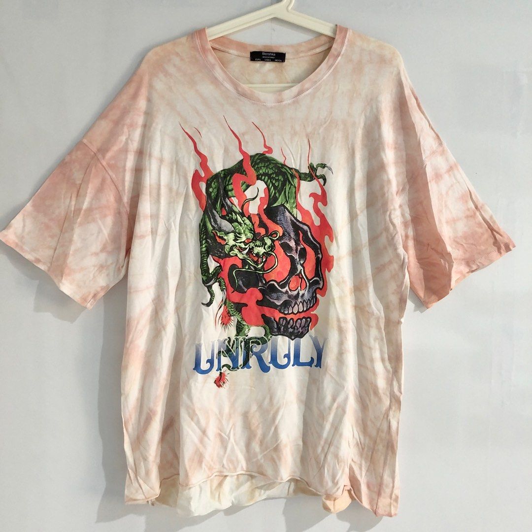 Bershka 2025 Tee Shirt Dragon Bershka Bershka Black Dragon Graphic