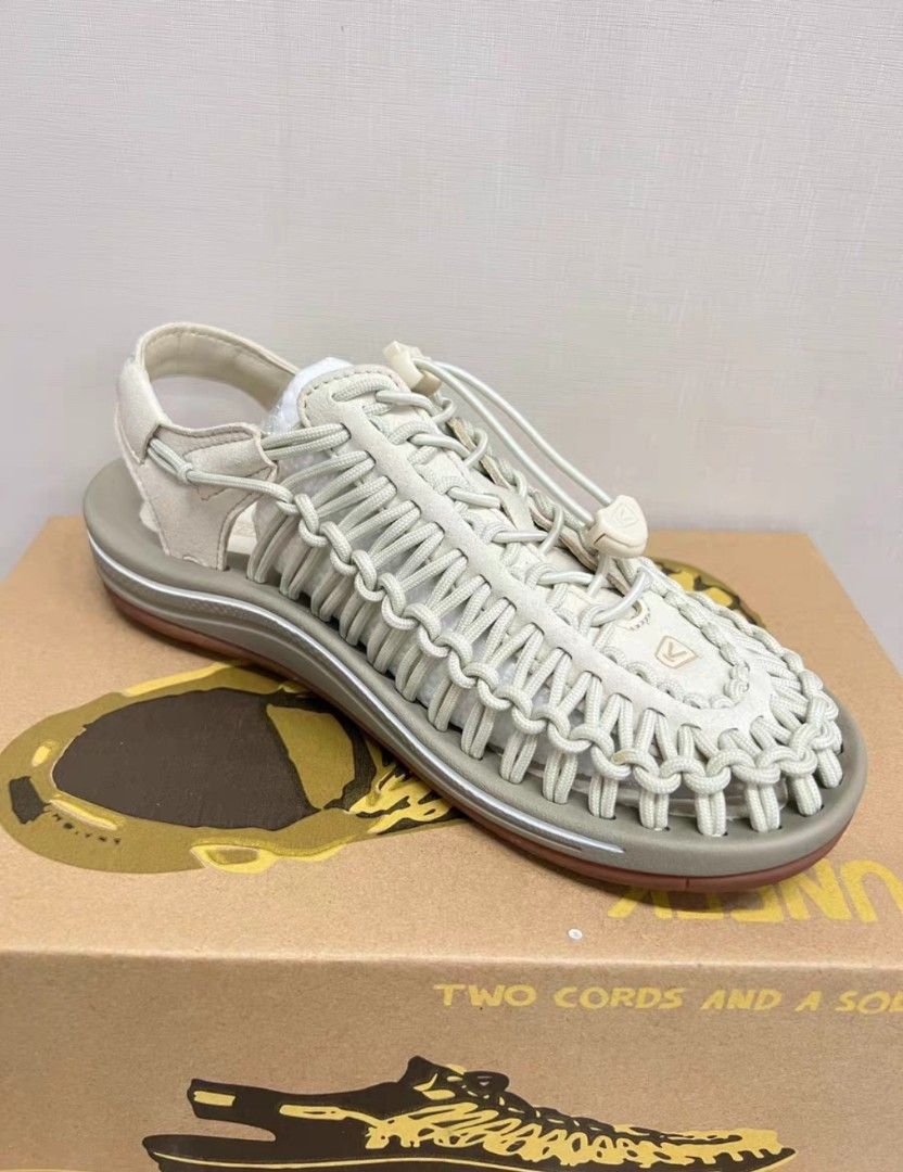 KEEN Uneek trendy outdoor casual anti slip simple river tracing shoes women's white (Category: Sneakers) located in Singapore. Submitted by quinnmario16863 (Listing ID 1360100783, Image 3). Description: 👟Size 36-45 available 👟2 Pairs got10% discount 👟 Original shoes 👟Pm for more details.