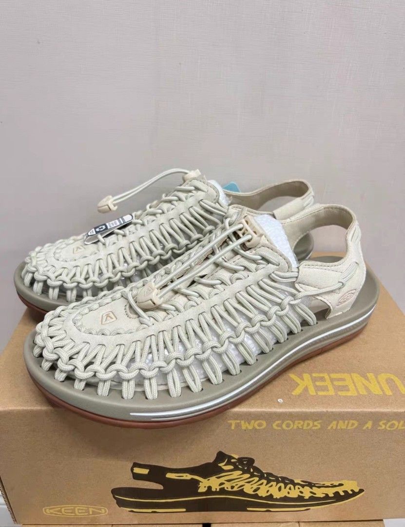KEEN Uneek trendy outdoor casual anti slip simple river tracing shoes women's white (Category: Sneakers) located in Singapore. Submitted by quinnmario16863 (Listing ID 1360100783, Image 1). Description: 👟Size 36-45 available 👟2 Pairs got10% discount 👟 Original shoes 👟Pm for more details.
