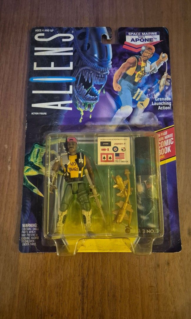 Kenner Aliens (Category: Figurines & Statues) located in Quezon City. Submitted by macrossandmore (Listing ID 1360164906, Image 1). Description: Selling sealed Aliens characters except for Vazqyez whose blister was cut open Apone Ripley Bishop Hicks Drake Vasquez Alien vs Predator Alien vs Hick Items located in Cubao MOP - BDO/Gcash.