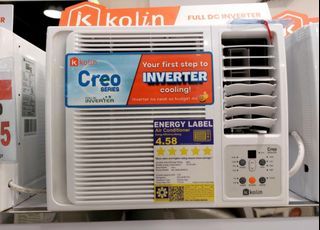KOLIN FULL DC INVERTER WINDOW TYPE AIRCON CREO SERIES