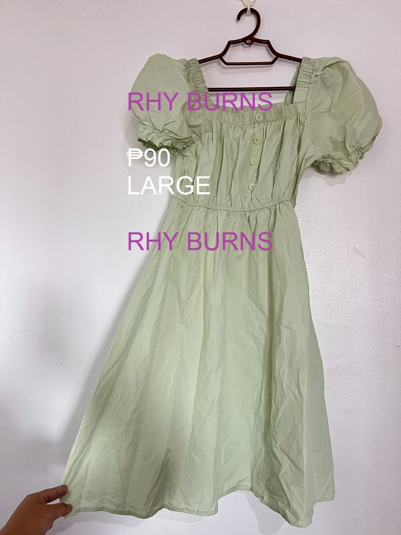 Light green dress (Category: Dresses) located in Manila. Submitted by prebyry (Listing ID 1360135123, Image 3). Description: used once, good quality, light green.