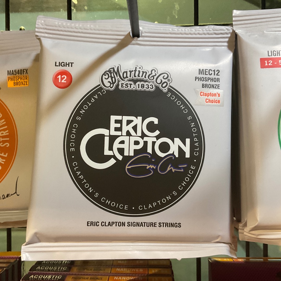 Martin MEC Clapton's Choice Phos Bronze Corde Per Chitarra Acustica, Leggere 12-54, Confezione Da 3 MEC12, Confezione 100% Riciclabile - Foto 5