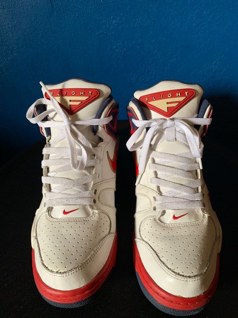 Nike Air Flight Falcon Team USA (Category: Sneakers) located in Subic. Submitted by baplopicks (Listing ID 1360089429, Image 3). Description: Good As New Size 9.5 US No Issue Without Box 100% Original Money Back If Proven Fake.
