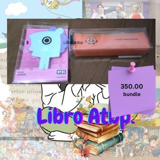 (ONHAND) BUNDLE 11 (MANG HAND MIRROR & SHOOKY PENCIL CASE)