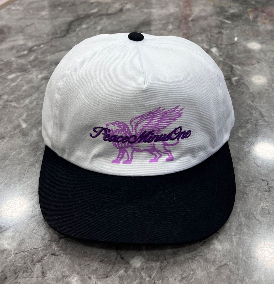 【Peaceminusone x Joopiter】 Five-Panel Baseball Cap Purple Peaceminusone x Joopiter Five-Panel Baseball Cap White