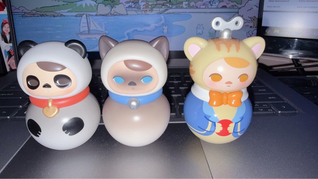 PopMart Roly Poly Kitty 3pcs (Category: Designer & Blind Box Toys) located in Quezon City. Submitted by lunalivie (Listing ID 1360101710, Image 2). Description: Sold as Set Almost Brand-New Displayed Only - For Collection Most items have boxes (flattened neatly for storage) With Card LPP.
