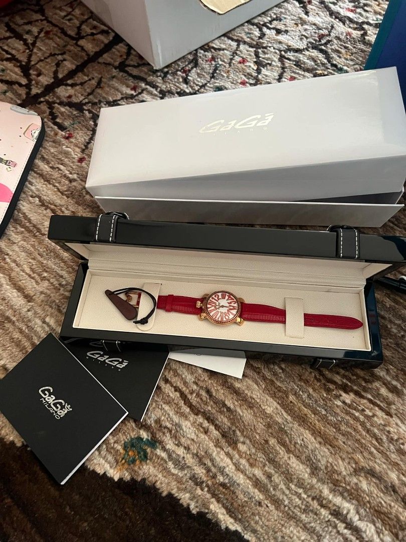 Preloved Gaga Milano (Category: Luxury Watches) located in Davao. Submitted by dahl957172787 (Listing ID 1360213154, Image 1). Description: slightly used Gaga Milano watch from Japan.