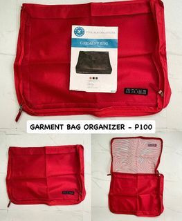 RED GARMENT BAG ORGANIZER