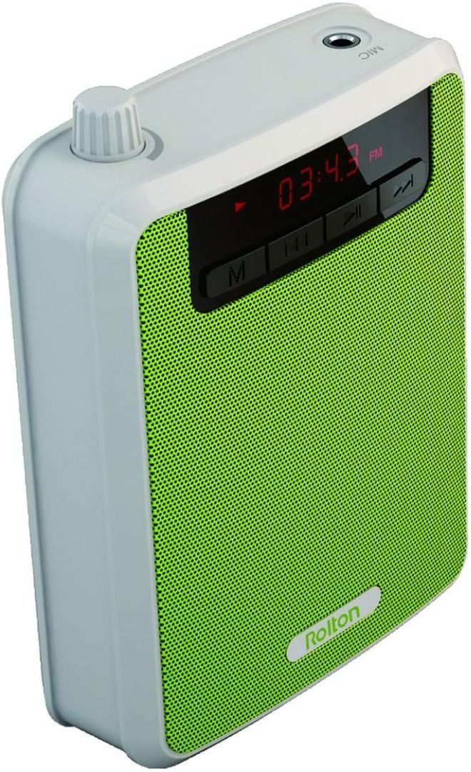 Rolton K300 Wireless Voice Amplifier Speaker (Category: Soundbars, Speakers & Amplifiers) located in San Juan City. Submitted by urbangiz_greenhillsmall (Listing ID 1360099696, Image 3). Description: about this item: > Made of premium material, durable for long time. > Support TF card and FM radio, loop play back. > Can be used as mobile power. > Great for teacher teaching, coaches, tour guides, presentations, etc. > Mini size and lightweight, po