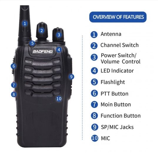 Baofeng BF-888S Walkie Talkie With Earphones | 5KM Long Range (Category: Walkie-Talkie) located in Singapore. Submitted by techhorizon (Listing ID 1360047155, Image 2). Description: ✅ SG Local Seller – Ready Stock! ✅ 100% Brand New & High Quality 💯 ✅ Ships Within 24 Hours! 🚀 ✅ Receive Your Order in Just 1-3 Days! 📦 ✅ 1-Month Warranty – 100% Service Guarantee! 📌 Press "Buy Now" to get it in 1-2 working days! 📌 Press "Chat Now" for inquiries! 