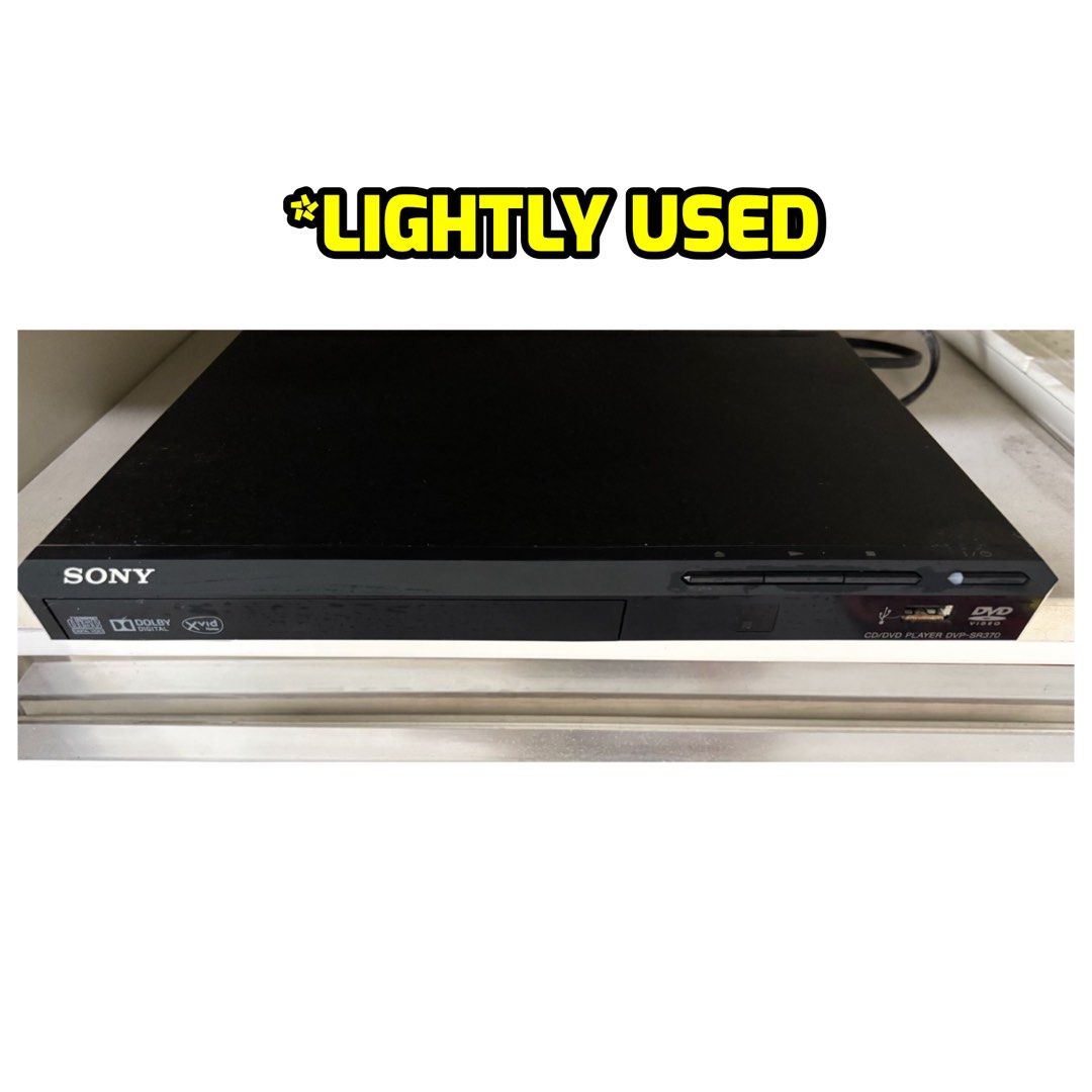 SONY CD DVD Player with USB Connectivity [DVP-SR370], TV & Home ...