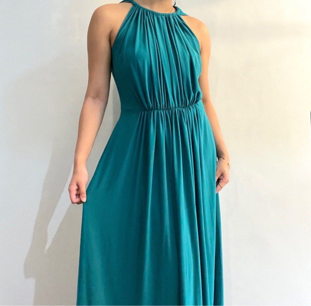 Teal Dress (Category: Dresses) located in Mandaluyong City. Submitted by jenvm (Listing ID 1360055899, Image 1). Description: Preloved please manage your expectation. Fit to Small to Large.