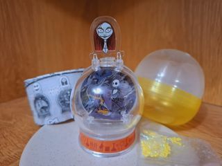 The Nightmare Before Christmas Jack and Sally Water Dome Gacha Collection
