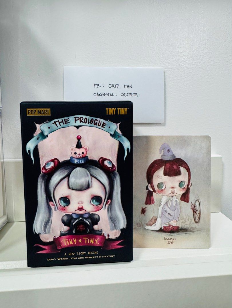 Tiny Tiny - Escape (Category: Toys & Games) located in Marilao. Submitted by crizteta (Listing ID 1360173081, Image 1). Description: Escape - Tiny Tiny the Prologue Series Sealed foil, open bottom box With card 📍Marilao, Bulacan ✅ Lalamove, J&T or Meet up at SM Marilao ✅ Gcash / BPI.