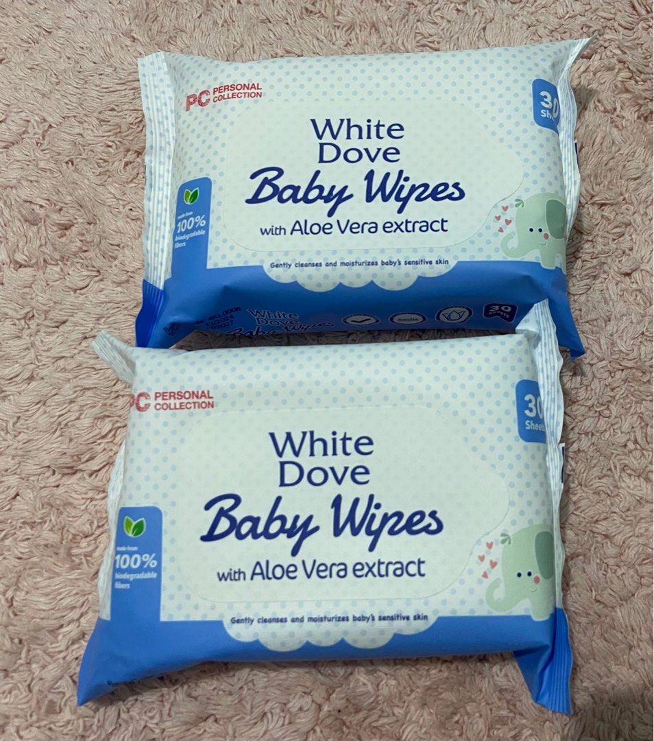 White Dove Baby Wipes 30sheets (Category: Diapers & Baby Wipes) located in Manila. Submitted by ya_el04 (Listing ID 1360058931, Image 1). Description: 💯 High quality product ₱69 - 30 sheets ₱137 - 80 sheets Made from 💯 biodegradable fibers ✅ Clinically tested ,safe for use.