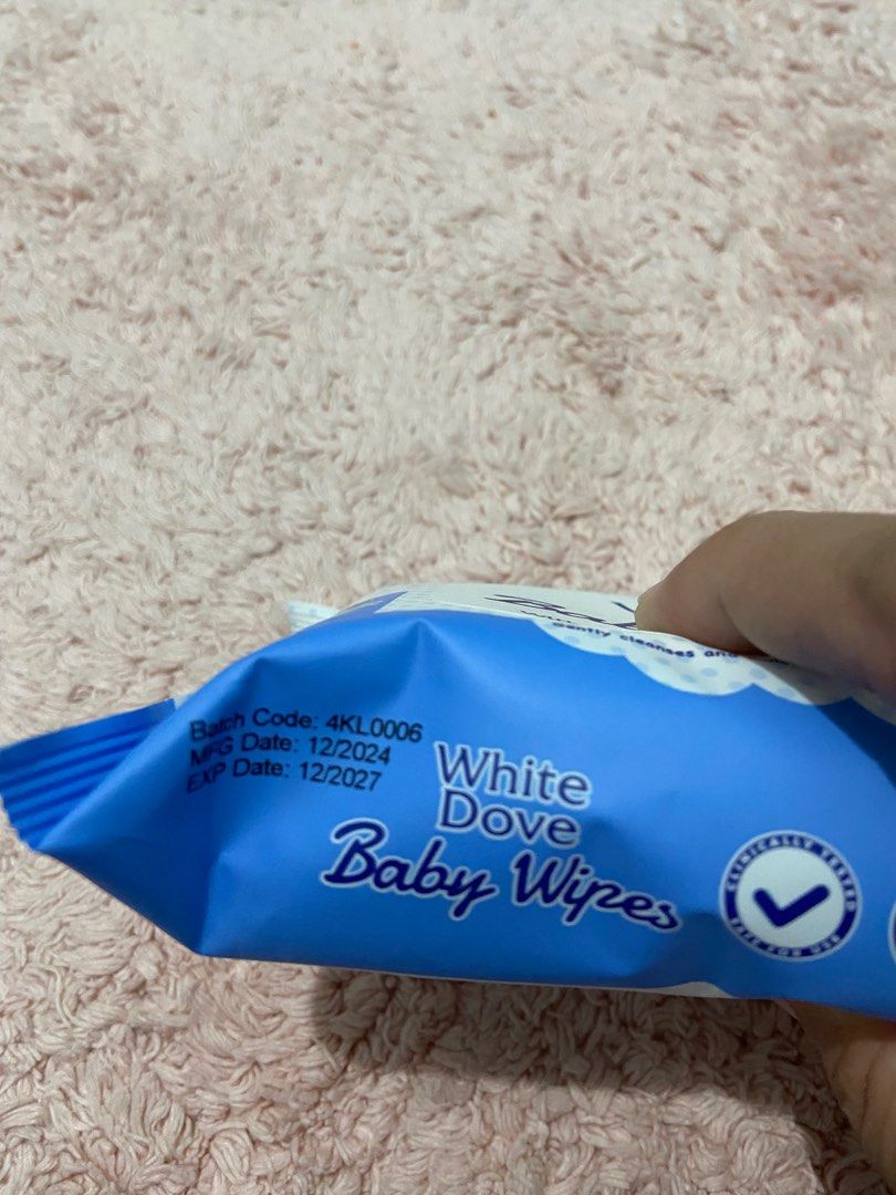 White Dove Baby Wipes 30sheets (Category: Diapers & Baby Wipes) located in Manila. Submitted by ya_el04 (Listing ID 1360058931, Image 2). Description: 💯 High quality product ₱69 - 30 sheets ₱137 - 80 sheets Made from 💯 biodegradable fibers ✅ Clinically tested ,safe for use.