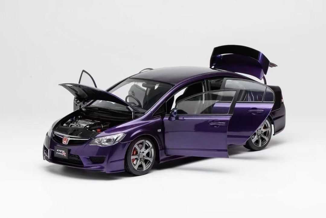 Fd2r Type R Silver 1/18 MotorHelix Honda Civic Type R FD2R 2007 Late Version (full opening ...