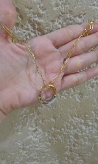 18K SAUDI GOLD NECKLACE