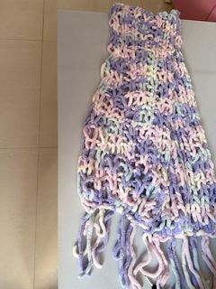 Purple scarf woven by hand63008843802498110