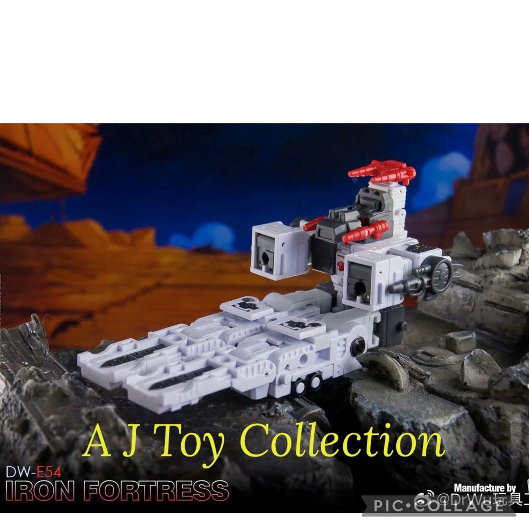 [ In Stock ] Transformers Dr Wu E-54 E54 Iron Fortress Mini Metroplex ...