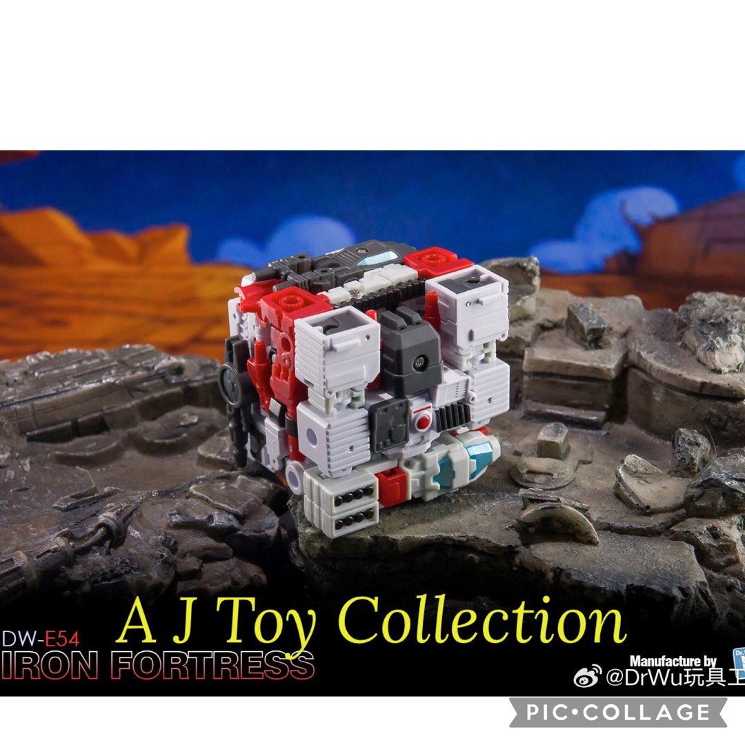 [ In Stock ] Transformers Dr Wu E-54 E54 Iron Fortress Mini Metroplex ...