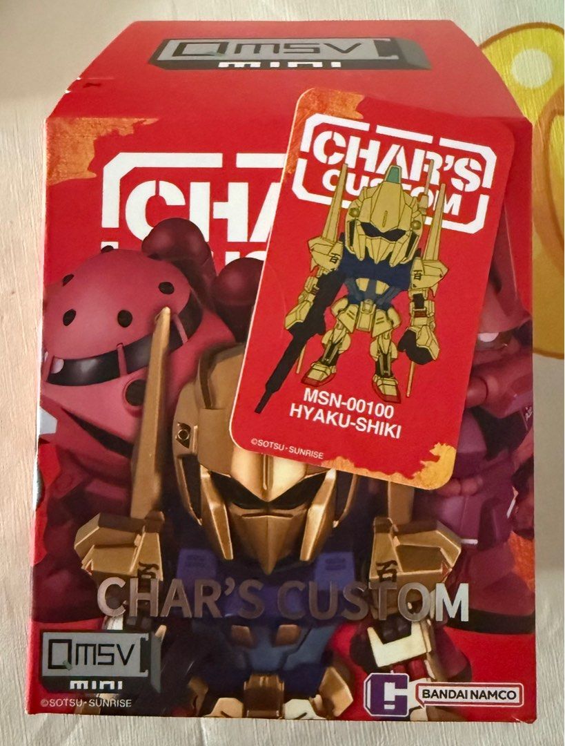 現貨Qmsv mini Char's Custom 馬沙專機百式, 興趣及遊戲, 玩具