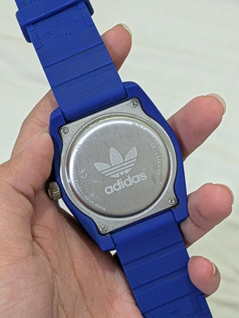 Santiago Adidas Blue ADH6169 Watch Rubber Originals adidas 