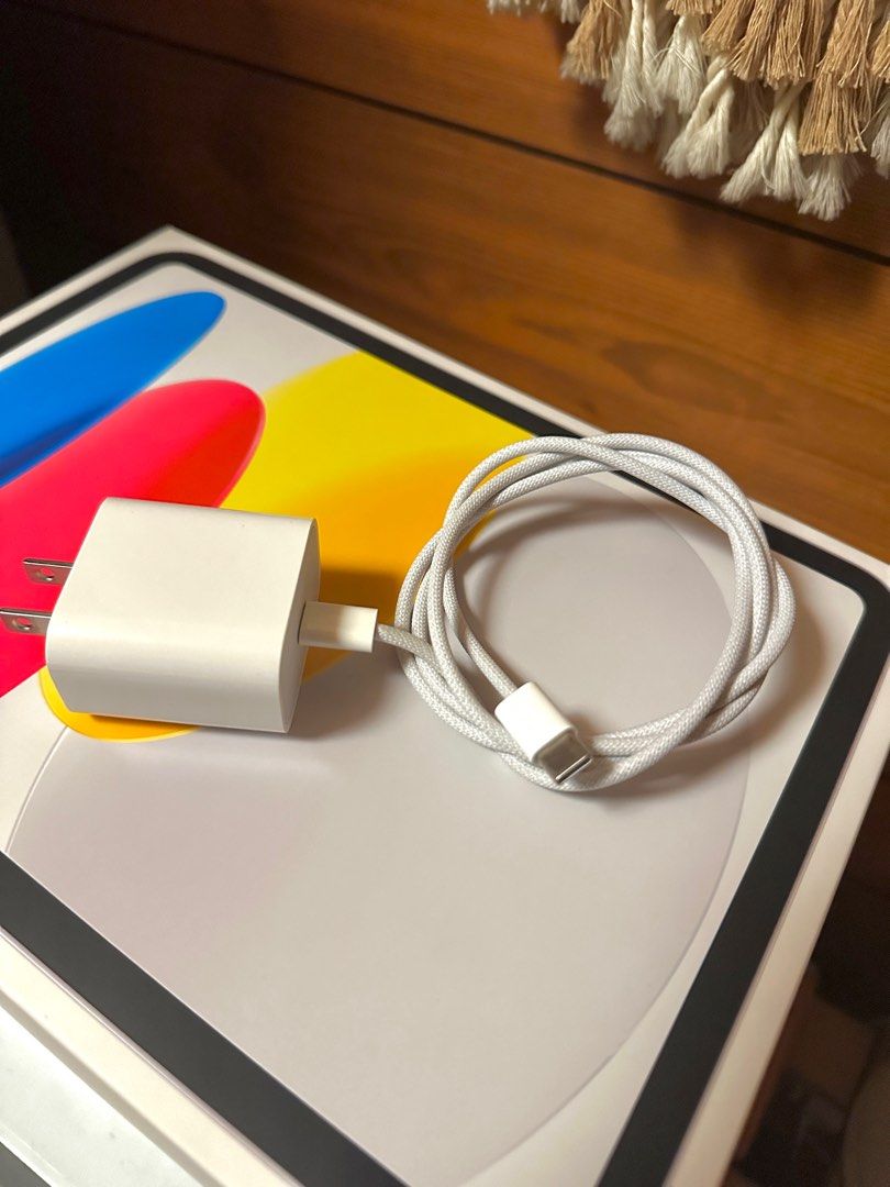 Apple Type C to Type C Braided Cord and Adaptor (Category: Chargers & Cables) located in Dasmarinas. Submitted by smsebtian (Listing ID 1360310919, Image 3). Description: Type C Braided Cord and Adaptor. Unused, extra charger. P450 each, P850 for both..