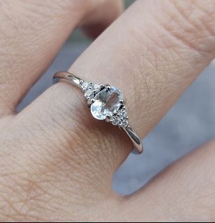 Blue Topaz Stone Ring