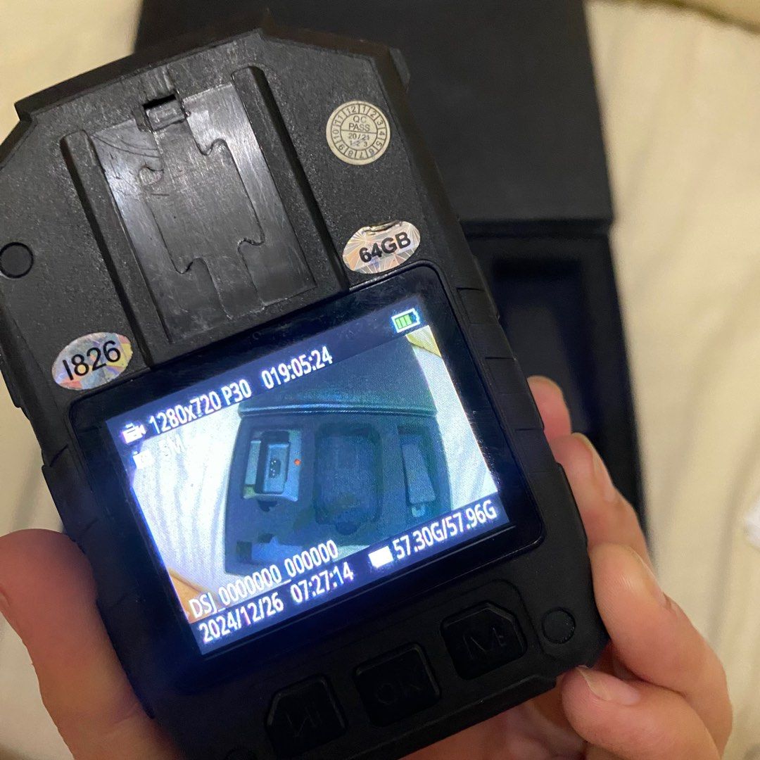 CammPro Body Worn Camera (Category: Video Cameras) located in Quezon City. Submitted by httppreloved (Listing ID 1360237225, Image 3). Description: CAMMPRO BODY WORN CAMERA ₱2,500 • Good condition (like new) • CammPro I826 1296P HD Police Body Camera, 128G Memory, Waterproof Body Worn Camera, Premium Portable Body Camera with Audio Recording Wearable, Night Vision, GPS for Law Enforcement PM if interested! 📩.