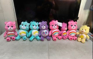 Carebears 7”-10” Small 83-Pc Plush Bundle