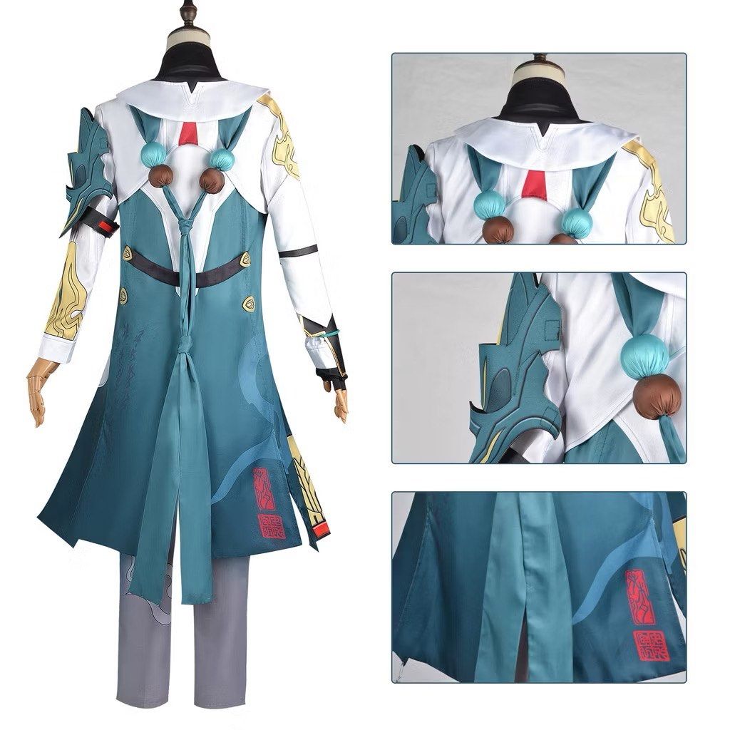 Dan heng cosplay costume large (Category: Sets & Coordinates) located in Malabon City. Submitted by bryangeronimo (Listing ID 1360269783, Image 2). Description: Only used once for shoot then never used again. No issues No wig and boots just the cosplay set Size large Bust 89-92 Waist 71-74 Hips 91-94 Height 166-172 Weight 50-55.