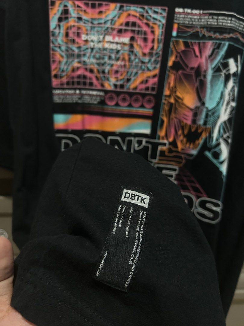 DBTK Shirt (Category: Tshirts & Polo Shirts ) located in Manila. Submitted by mxveronicx (Listing ID 1360340160, Image 2). Description: DBTK Shirt (Black) Size L No flaws or stains RFS: Decluttering.