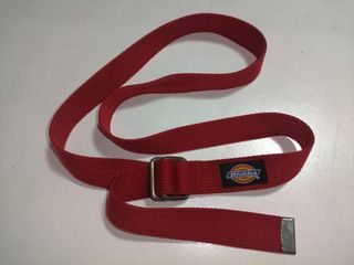 DICKIES Square Ring Canvass Red Belt