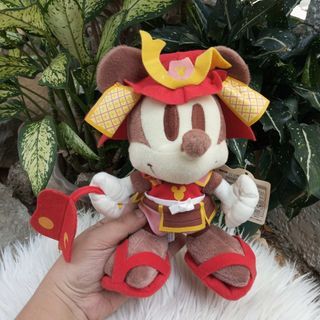 DISNEY Mickey Mouse Japanese Samurai Outfit 8 inches Plush Toy