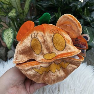 DISNEY Minnie Mouse Inside Pumpkin Pouch Halloween Plush Toy
