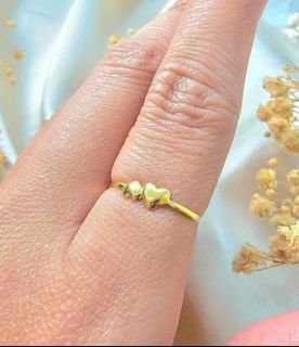 Double Heart ring