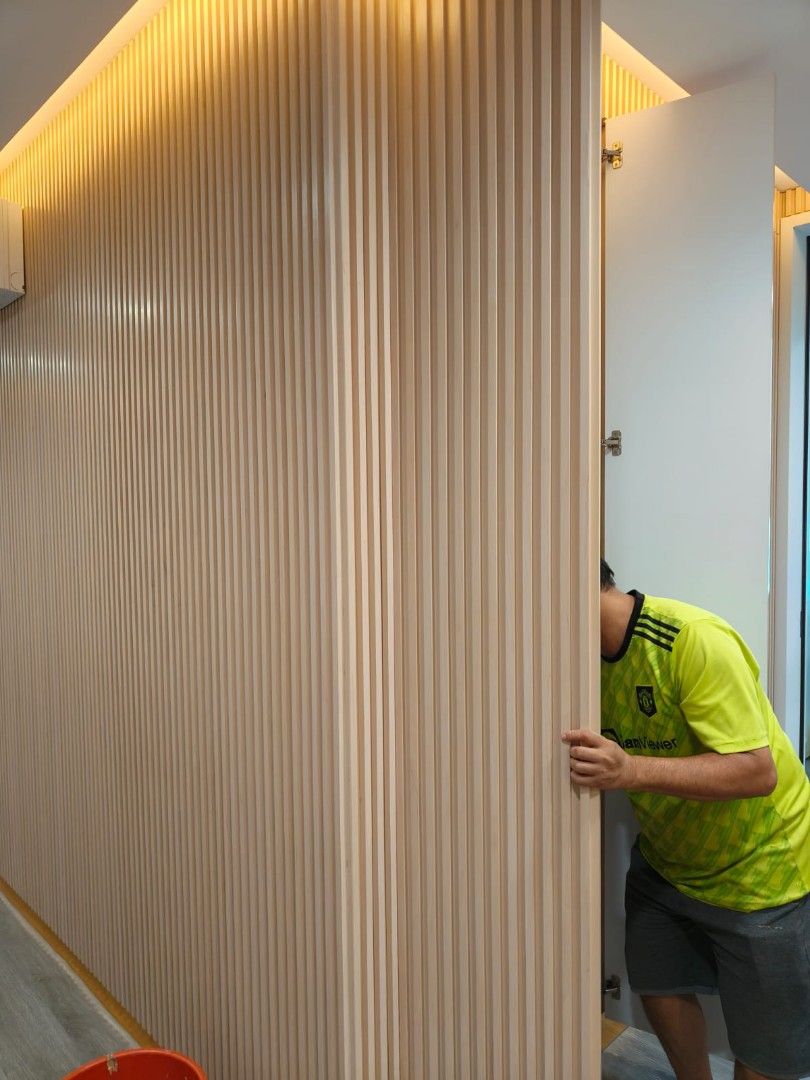 Fluted panel (Category: Other Home Furniture) located in Singapore. Submitted by aclassdesign5 (Listing ID 1360272890, Image 1). Description: direct factory, new 1completed.