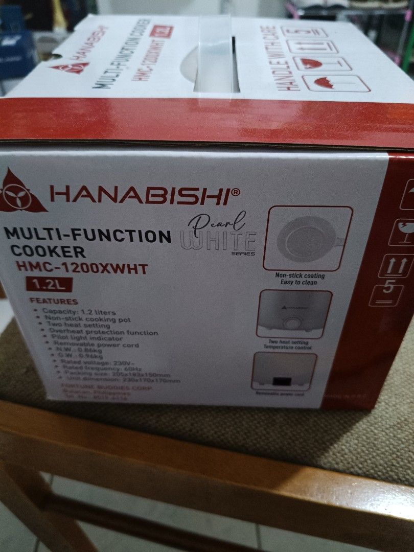 Hanabishi multi function cooker (Category: Cookers) located in San Fernando. Submitted by artemisolshop_0704 (Listing ID 1360216648, Image 2). Description: brand new, gifted. free sf.
