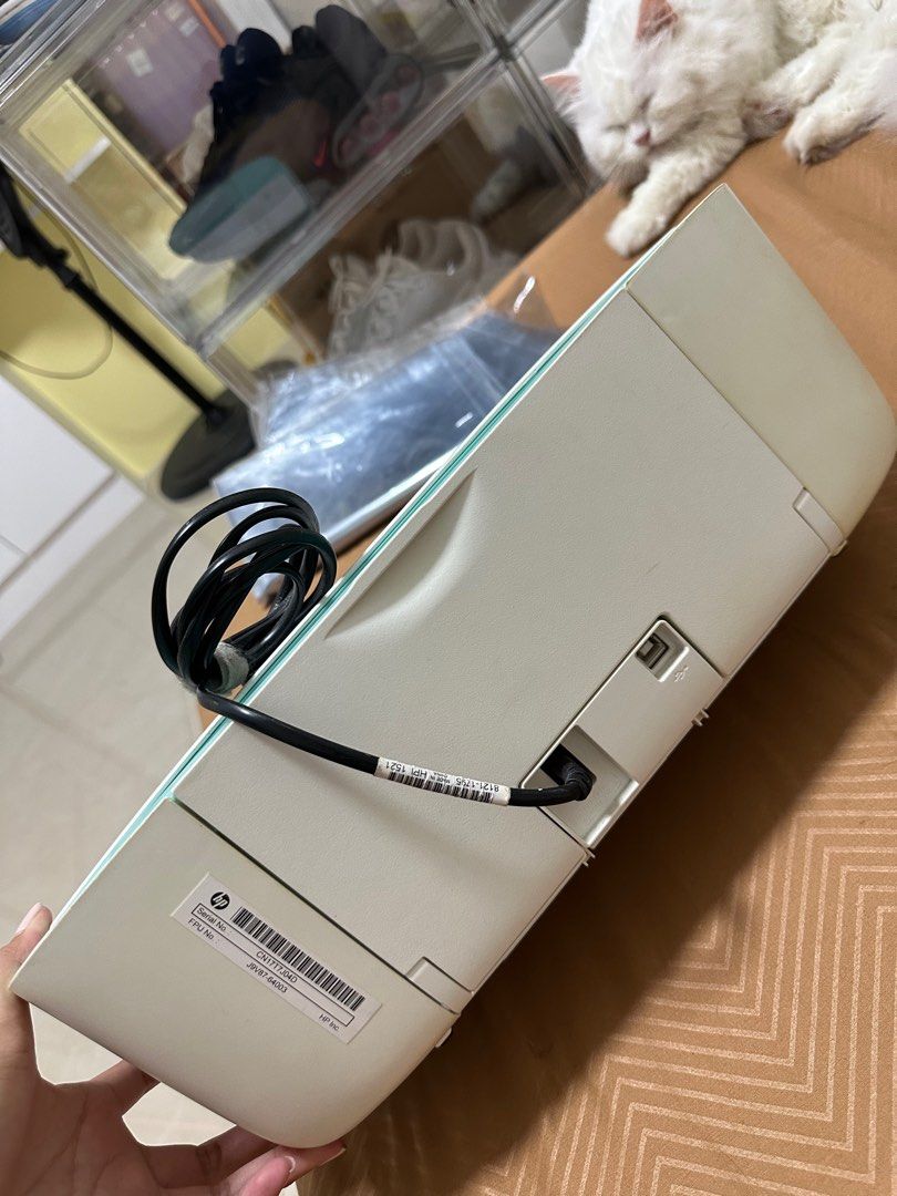 HP DeskJet Ink Advantage 3776 All-in-One Wireless Printer (Category: Printers, Scanners & Copiers) located in Angeles City. Submitted by ginlyy (Listing ID 1360320355, Image 3). Description: ‼️ For Sale‼️ HP DeskJet Ink Advantage 3776 All-in-One Printer / Wireless - Print, copy, scan, wireless, direct pwede sa phone - no issues / working well - no ink na nagpapapalit na, bili na lang kayo new cartridge ink - may extra usb cord for direct but i no