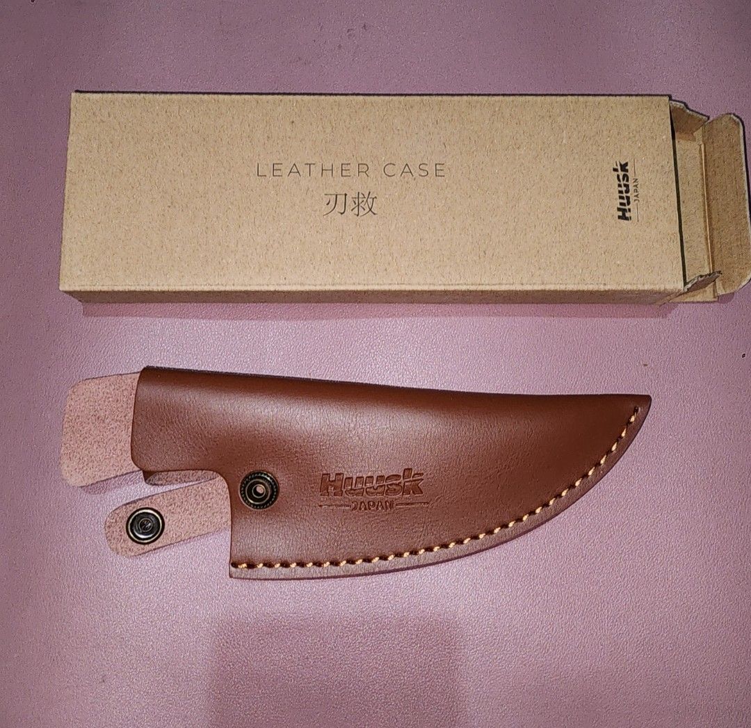 Huusk Japan Knife Leather Case (Category: Knives & Chopping Boards) located in Pasay City. Submitted by allena07 (Listing ID 1360252660, Image 1). Description: .