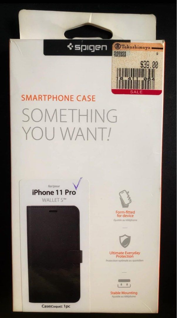 IPhone 11 Pro Wallet Case. Original. (Category: Cases & Sleeves) located in Pasig City. Submitted by stylestash (Listing ID 1360254245, Image 1). Description: *Original Spigen *Heavy duty *Original price Php 1500 Buying Policies: * Payment: * We accept GCash only. * Send a payment screenshot. * Payment required before shipping. * Returns: * All sales final. * No refunds or returns. * Review item details before purchase. * Communication: * Reach o